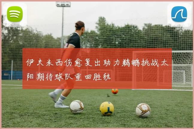 伊夫米西伤愈复出助力鹈鹕挑战太阳期待球队重回胜轨